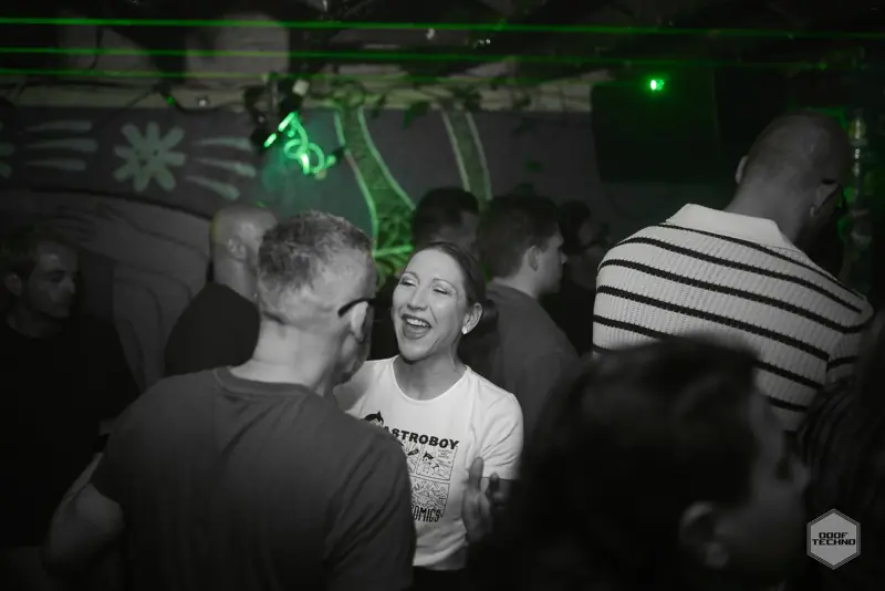 Laughter on the dancefloor